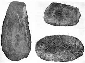 Metates from Holloman Gravel Pit, Frederick, Oklahoma.