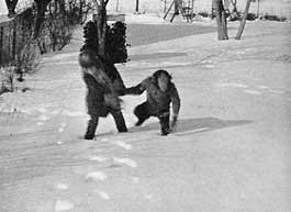 WALKING IN THE SNOW