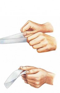 twisted paper