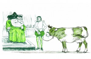 The highest French court tried a cow in 1546. On the assumption that animals possessed a moral sense, capital punishment was the verdict.