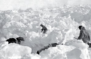 crossing ice